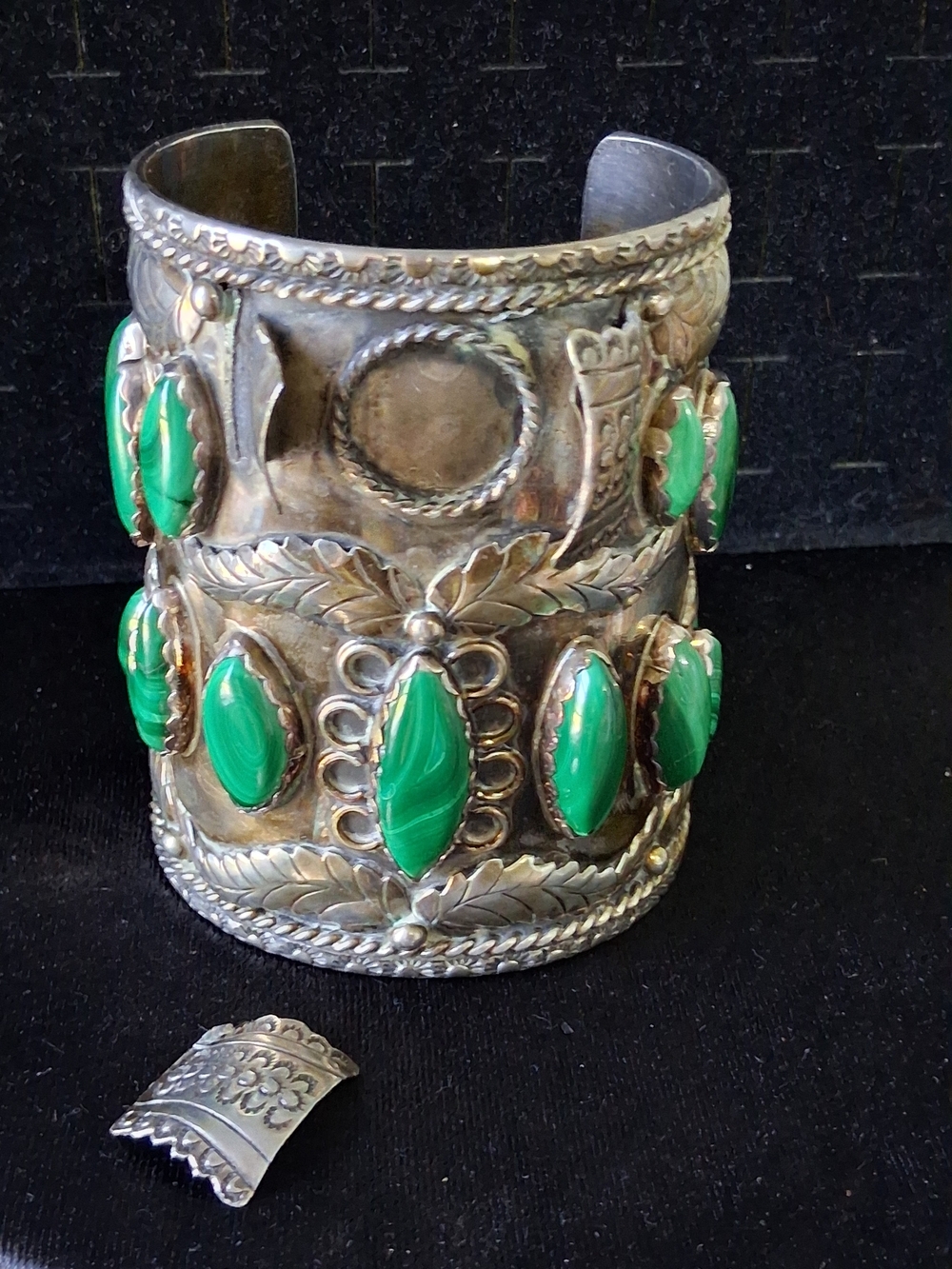 Native American Sterling Silver Watch Cuff Bracelet Vintage Jewelry Men's Unisex